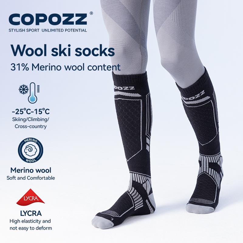 COPOZZ New Winter Ski Socks Me - Thermal Sock Winter ulasan dan harga