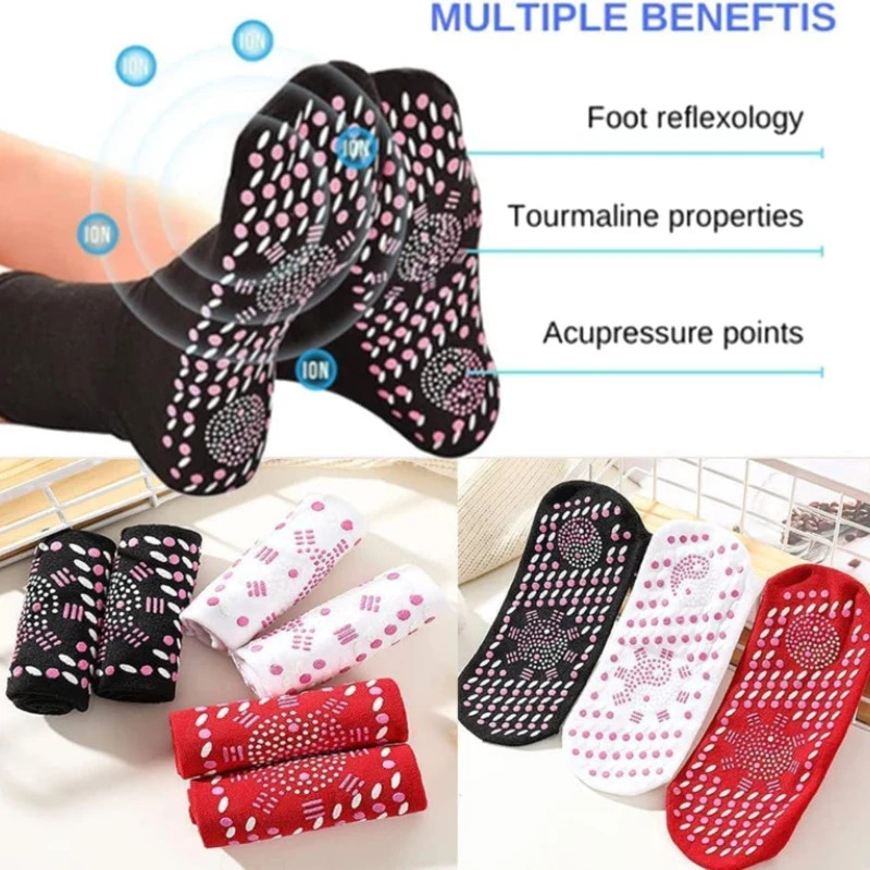 1-5Pairs Self Warming Floor So - Thermal Sock Winter ulasan dan harga